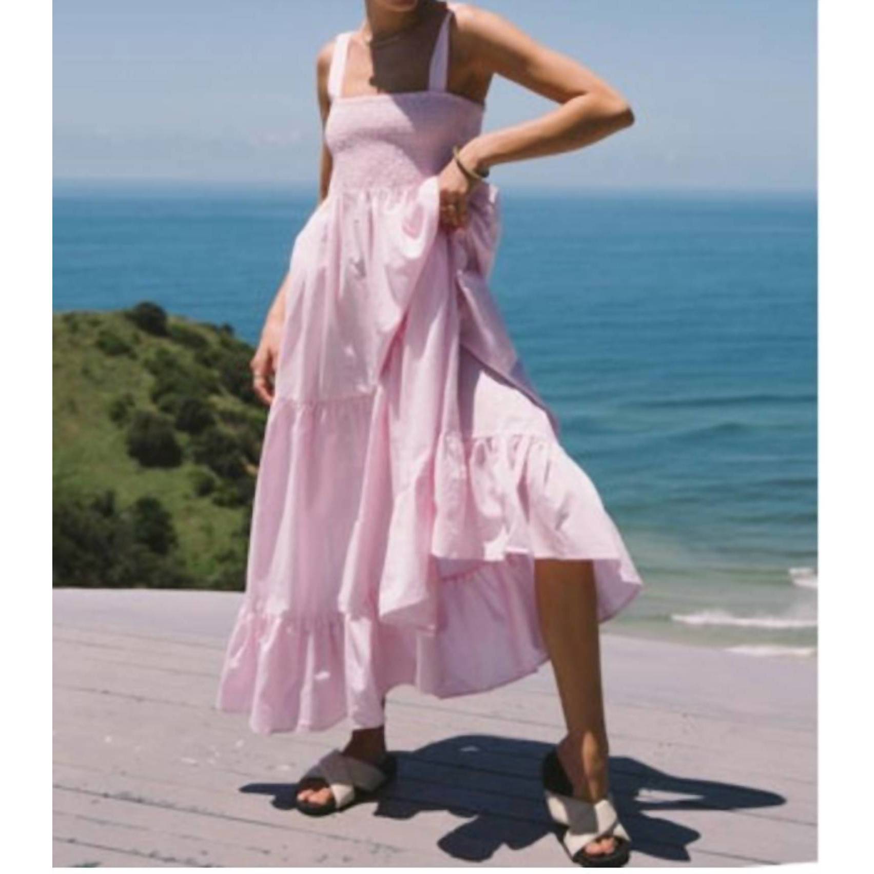 New Araminta James Monaco Maxi Dress In Fairy Floss